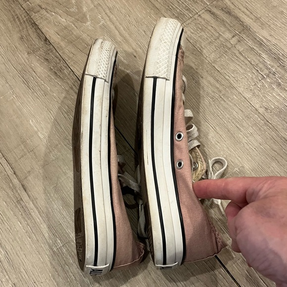 Converse All Star Pink Canvas Sneakers 6.5 Mens - Picture 6 of 12